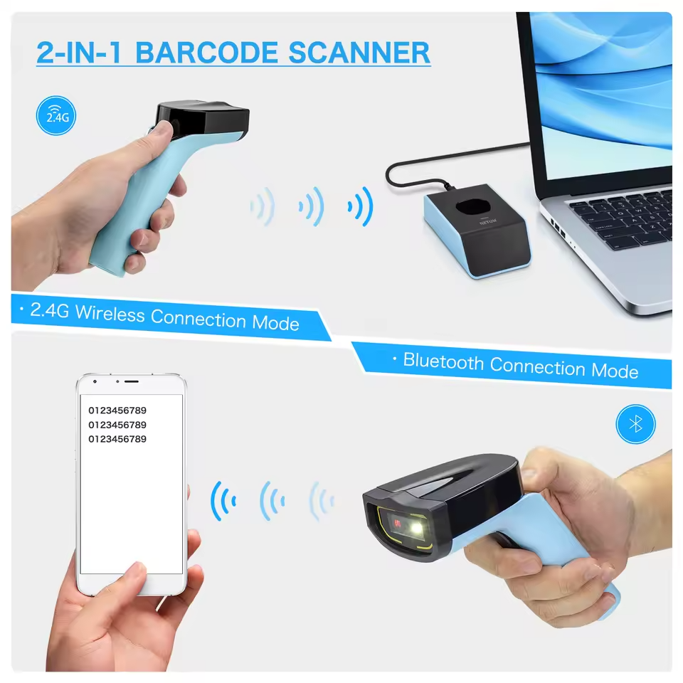 LECTOR DE BARRA INALÁMBRICO CON BLUETOOTH REDPOS RED-DS7500