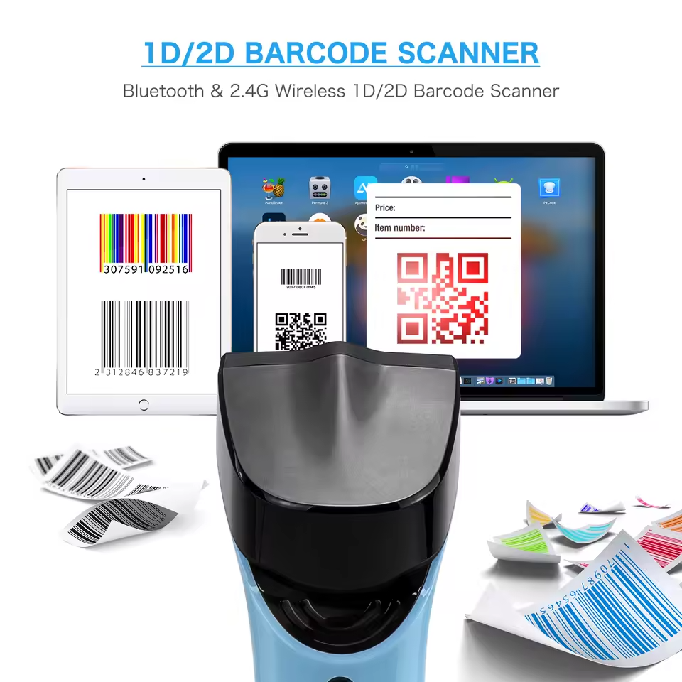 LECTOR DE BARRA INALÁMBRICO CON BLUETOOTH REDPOS RED-DS7500